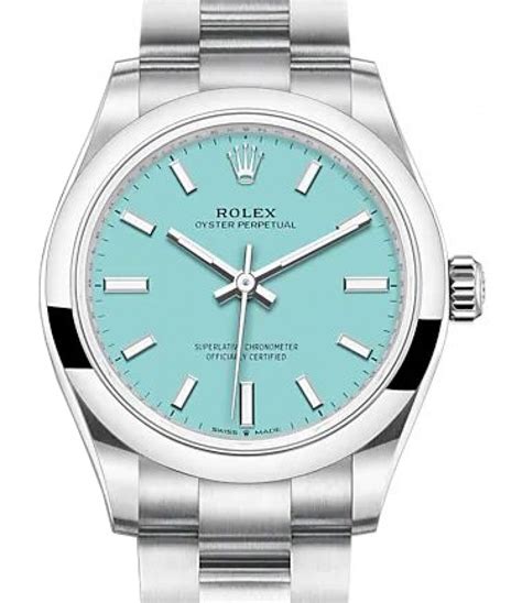 rolex 31mm turquoise|rolex oyster steel.